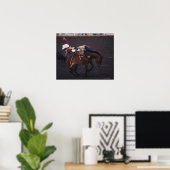 Cowboy in einem Rodeo 2 Poster (Heimbüro)