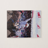 Cowboy in einem Rodeo Puzzle (Horizontal)