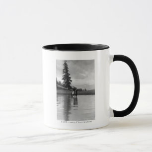 Cowboy in einem Teich Tasse