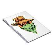 Cowboy in halloween notizblock (Rechte Seite)