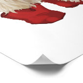 Cowboy in Stiefeln Poster (Ecke)