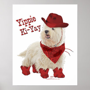 Cowboy in Stiefeln Poster