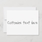 Cowboy Invite Einladung (Rückseite)