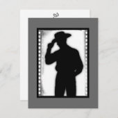 Cowboy Invite Einladung (Vorne/Hinten)