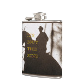 Cowboy ist es Kampf die Fahrt Flachmann (Links)