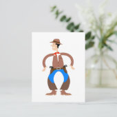 Cowboy Joe Postkarte (Stehend Vorderseite)