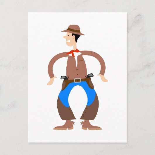 Cowboy Joe Postkarte (Vorderseite)