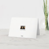 Cowboy-Jubiläumskarte des Westerns Karte (Rückseite)