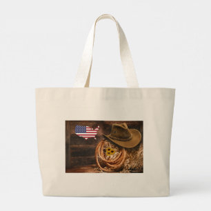 Cowboy Jumbo Stoffbeutel