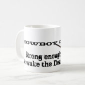 Cowboy-Kaffee Kaffeetasse (Vorderseite Links)