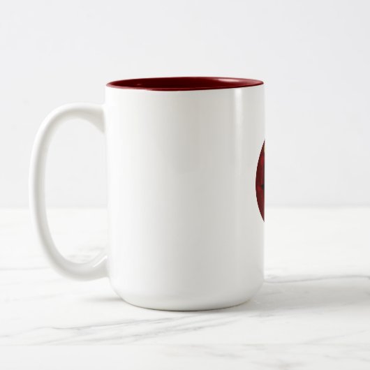 Cowboy-Kaffee oben Zweifarbige Tasse (Links)