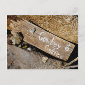 Cowboy-Kaffee Postkarte (Vorderseite)