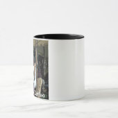 Cowboy-Kaffee Tasse (Zentrum)