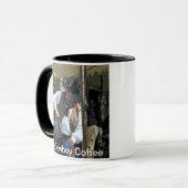 Cowboy-Kaffee Tasse (Vorderseite Links)