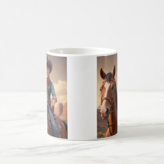 Cowboy Kaffeetasse (Mittel)