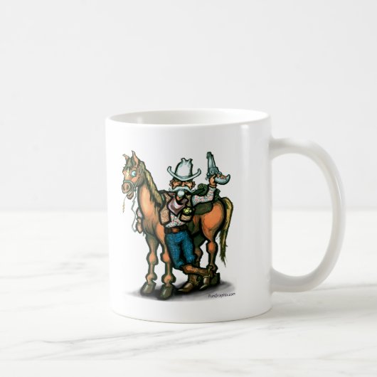 Cowboy Kaffeetasse (Rechts)