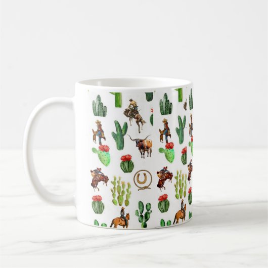 Cowboy-Kaktus Kaffeetasse (Links)