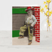 Cowboy Karte (Gelbe Blume)