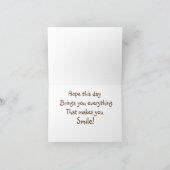 Cowboy Karte (Innenseite)