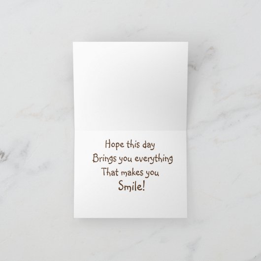 Cowboy Karte (Innenseite)