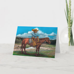 Cowboy-Karte Karte