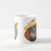 Cowboy Katze Kaffeetasse (Mittel)