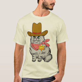 Cowboy-Katze T-Shirt