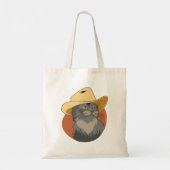 Cowboy Katze Tragetasche (Rückseite)