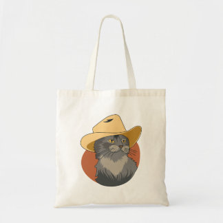Cowboy Katze Tragetasche