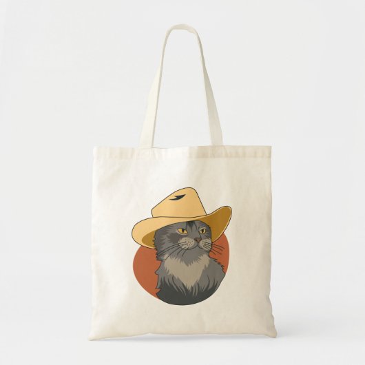 Cowboy Katze Tragetasche (Vorne)