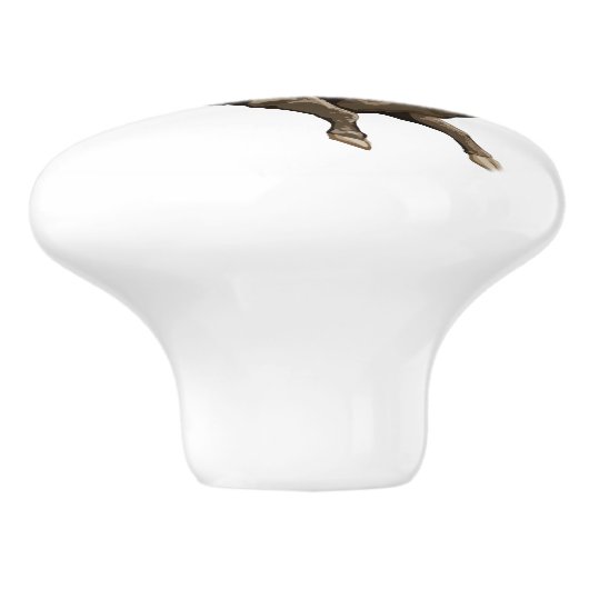 Cowboy Keramikknauf (Seitenansicht)