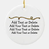 Cowboy Keramikornament (Hinten)