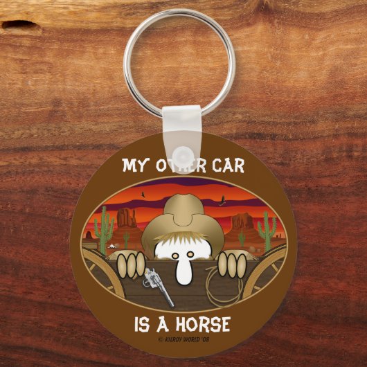 Cowboy Kilroy Schlüsselanhänger (Vorderseite)