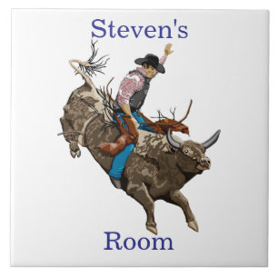 Cowboy-Kinderzimmer Fliese