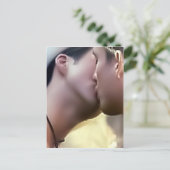 Cowboy Kiss Postkarte (Stehend Vorderseite)