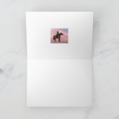 Cowboy Klaus Dankeskarte (Innenseite)