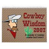 Cowboy-Klugheit Kalender (Titelbild)
