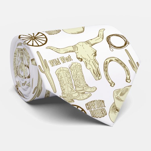 Cowboy Krawatte (Gerollt)