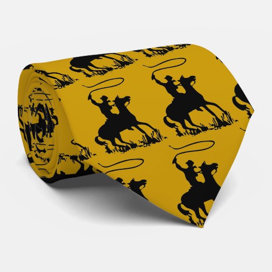 CowBoy-Krawatte Krawatte (Gerollt)