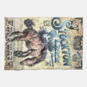 Cowboy-Küchenhandtuch Geschirrtuch (Horizontal)