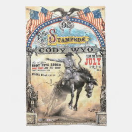 Cowboy-Küchenhandtücher Geschirrtuch