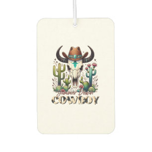 Cowboy-Kuh Skull-Western-Kaktus Autolufterfrischer