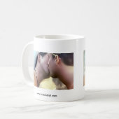 Cowboy-Kuss Kaffeetasse (Vorderseite Links)