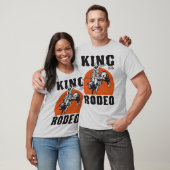 Cowboy-Land-Humor König-Of The Rodeo Western T-Shirt (Unisex)