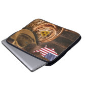 Cowboy Laptopschutzhülle (Vorne Knopf)