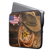 Cowboy Laptopschutzhülle (Vorderseite Links)
