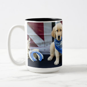 Cowboy-Levi-Tasse Zweifarbige Tasse