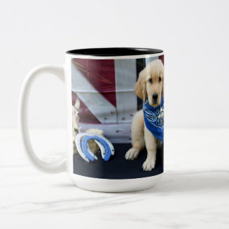 Cowboy-Levi-Tasse Zweifarbige Tasse