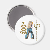 Cowboy-Liebe Magnet (Vorderseite/Rückseite)