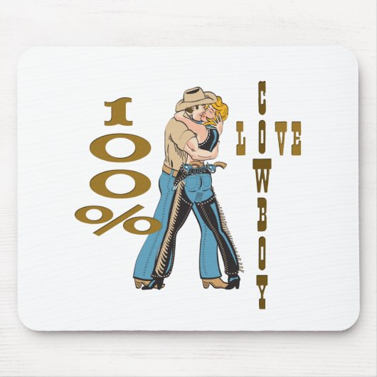 Cowboy-Liebe Mousepad (Vorne)